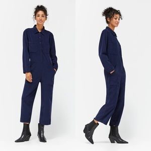 NWT Lacausa Corduroy Charlie Jumpsuit in Ink